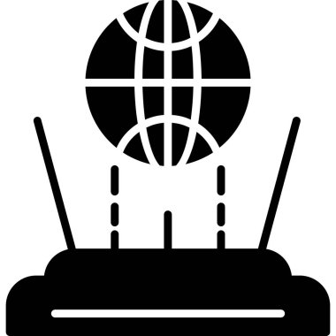 anten uydu anten küresi simgede