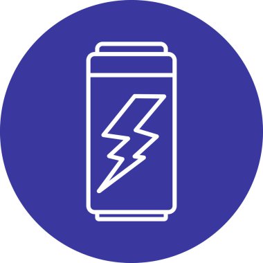 Elektrik dolgu simgesinin vektör illüstrasyonu