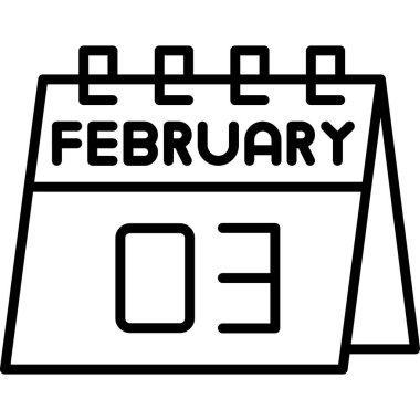 Takvim simge tasarlamak vektör