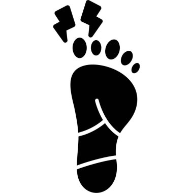 ayak izi vektör simgesi