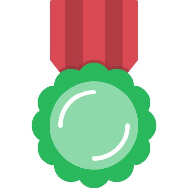 Madalya. Web simgesi basit illüstrasyon