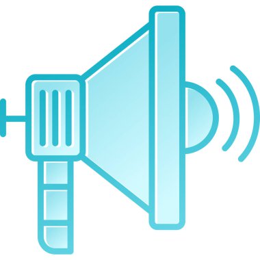 hoparlördeki ses hacmi simgesi - müzik kategorisi