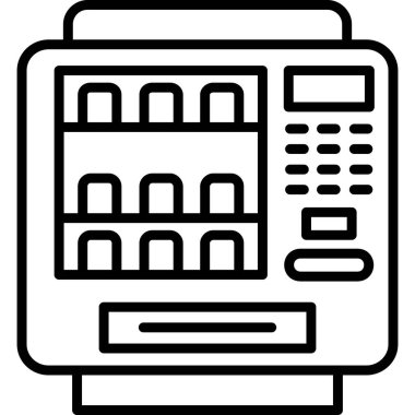 para makinesi simgesi ana hat biçiminde