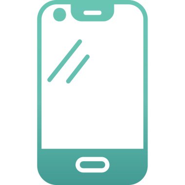 cep telefonu simgesi. vektör illüstrasyonu