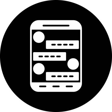 - Telefon. Web simgesi basit illüstrasyon