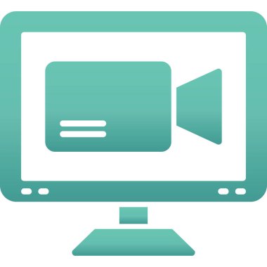 bilgisayar ekranı simgesi vektörü