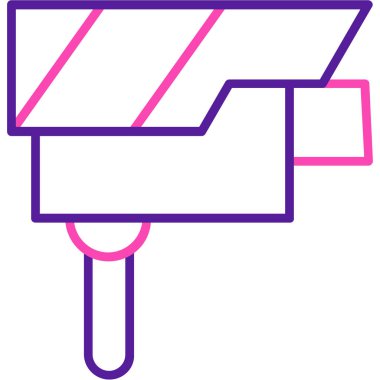 Boya. Web simgesi basit illüstrasyon