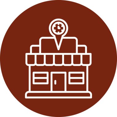 seo modern simgesinin vektör illüstrasyonu