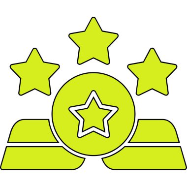 Moda biçimi izole edilmiş arkaplan yıldız simgesi