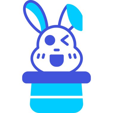 Şapkadan fırlayan çizgi film tavşanı