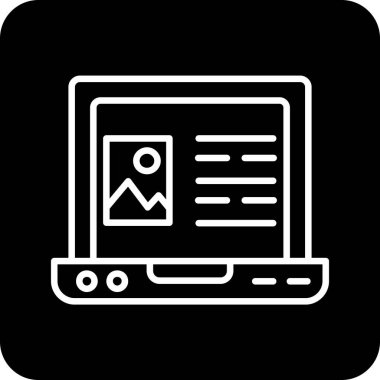 Web tasarım simgesi, vektör illüstrasyonu