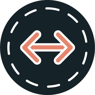 ok yönü konumu simgesi - taslak biçimi