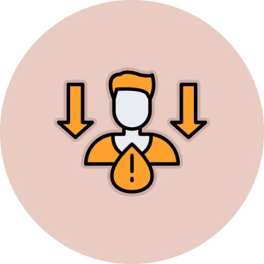 kullanıcı düz vektör simgesi