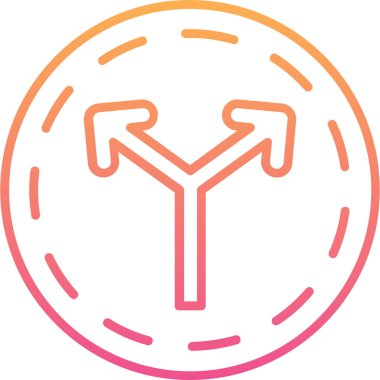 Ok. Web simgesi basit illüstrasyon