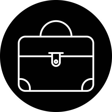 bavul simgesi modada izole edilmiş arkaplan