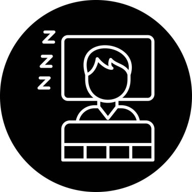 Siyah arkaplanı olan bir dizüstü bilgisayarın vektör çizimi