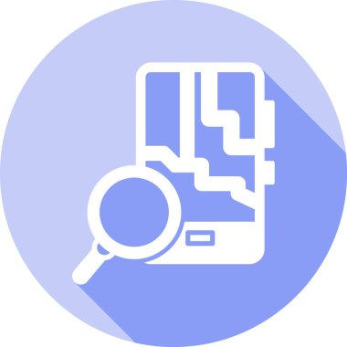 Ara. Web simgesi basit illüstrasyon