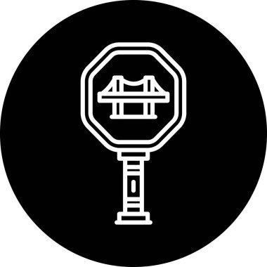 Vektör konumu simge illüstrasyonu