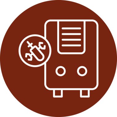 Modern b 'nin vektör illüstrasyonu eksik simgesi