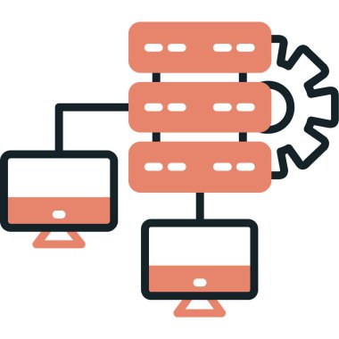 ağ paylaşım simgesi çizimi