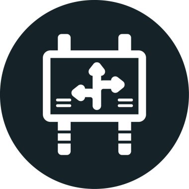 Bir dolgu simgesinin vektör illüstrasyonu