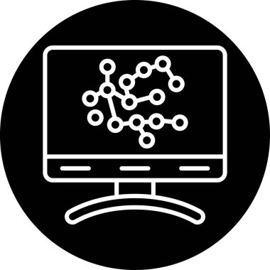 seo modern simgesinin vektör illüstrasyonu