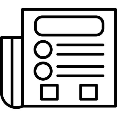 belge dosya vektör illüstrasyon tasarımı