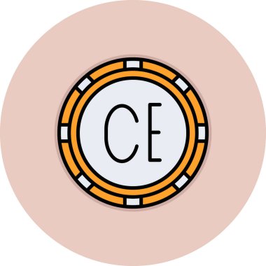 Modern otomatik simgenin vektör illüstrasyonu