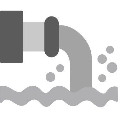 Duş. Web simgesi basit illüstrasyon