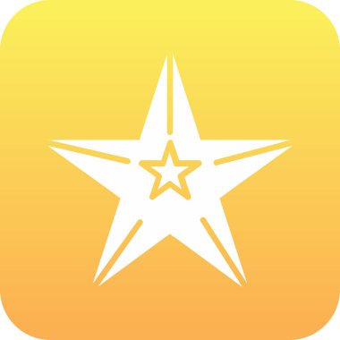 yıldız simgesi dijital tasarımı