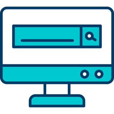 bilgisayar vektör çizgisi renk simgesi