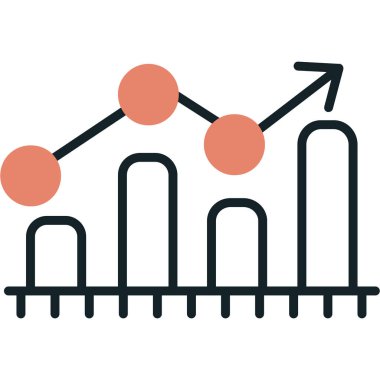 grafik vektör çizgisi simgesi