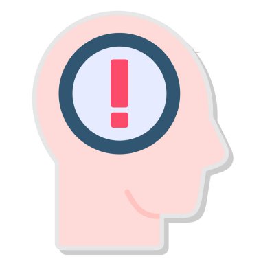 İnsan kafasında ünlem işareti