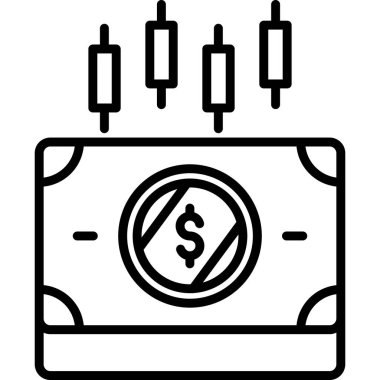 Bir dolgu simgesinin vektör illüstrasyonu