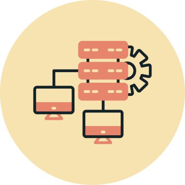 seo modern simgesinin vektör illüstrasyonu