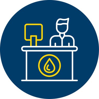 Seo simgesinin vektör illüstrasyonu