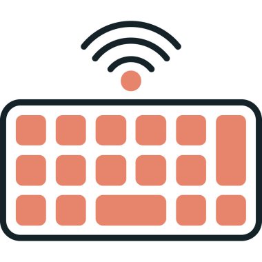 Uzaktan kumanda simgesi. Web için uzak denetim simgelerinin özet çizimi