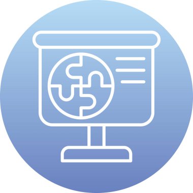 Seo simgesinin vektör illüstrasyonu