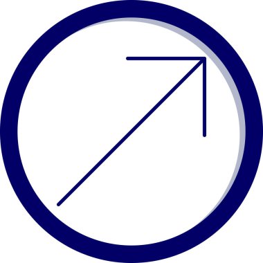 ok simgesi vektör illüstrasyonu