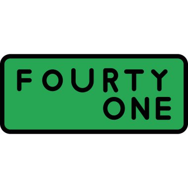 4 numara 3 işaret simgesi tasarımı