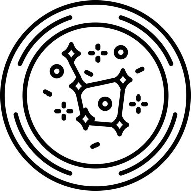 Gezegenin karikatür simgesinin vektör çizimi