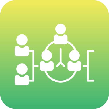 Benzersiz sosyal ortam vektör çizgisi simgesi