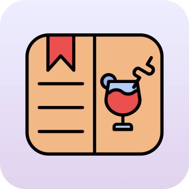 Beyaz arka planda izole edilmiş ana hatlı şarap kadehi ikonu. Cam ikon. vektör.