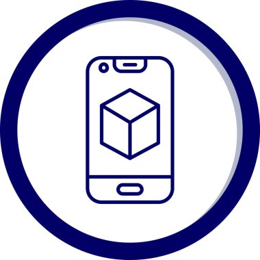 Telefon simgesinin vektör illüstrasyonu