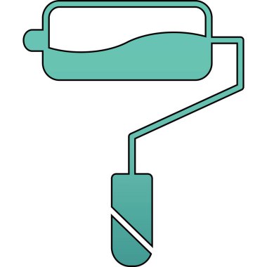 Modern b 'nin vektör illüstrasyonunda lamba simgesi yok