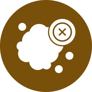 Bir ay simgesinin vektör illüstrasyonu