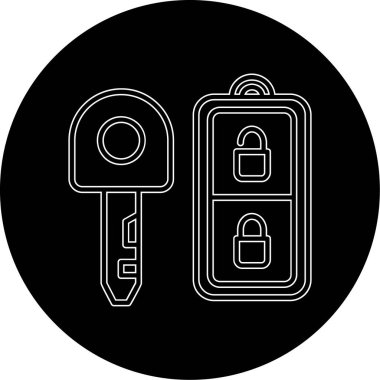 Modern b 'nin vektör illüstrasyonu simge kilidinden yoksun