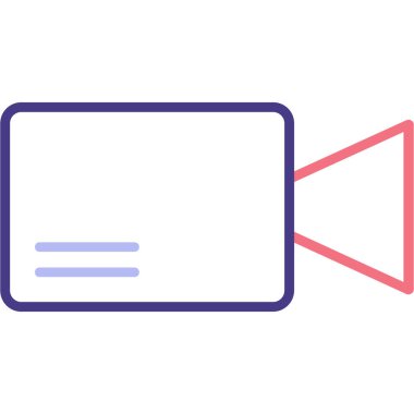 Megafon ikonu vektör illüstrasyonu