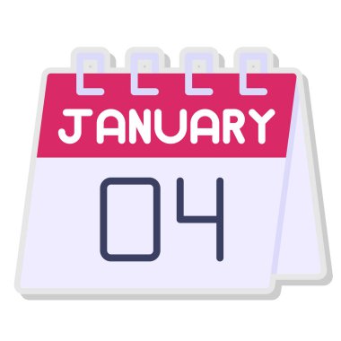 10 Ocak takvim simgesi