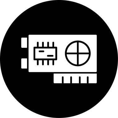 Moda biçimi izole edilmiş kart çipi simgesi